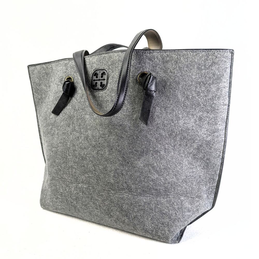 Tory Burch Charcoal and Ebony Tote